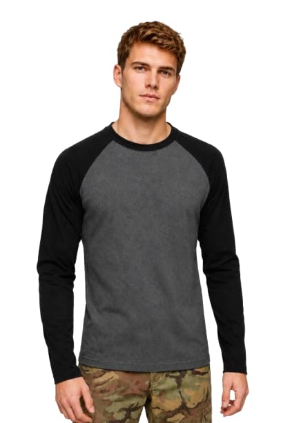Qaviro Men's Regular Fit Color Block Raglan Sleeve T-Shirt | Stylish T-Shirt for Men