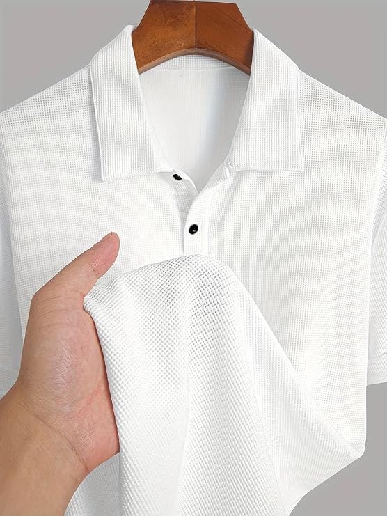 Tavro Men's Premium Waffle Knit Regular Fit T-Shirt | Stylish Casual Mens Tee (2018)
