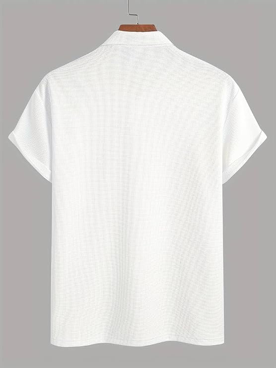 Tavro Men's Premium Waffle Knit Regular Fit T-Shirt | Stylish Casual Mens Tee (2018)
